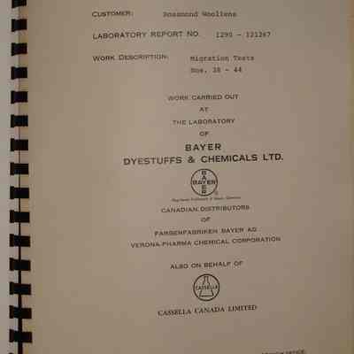 Work carried out at the laboratory of Bayer Dyestuffs & Chemicals Ltd.