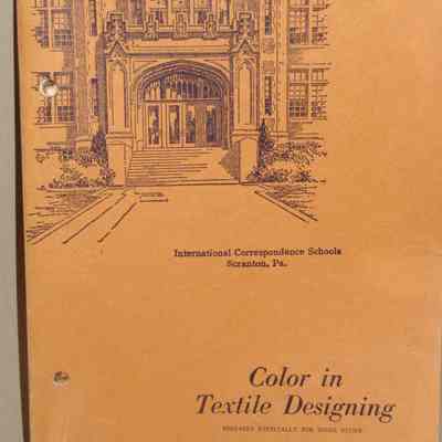 Color in textile designing : 514 C, Part 3 / By I.C.S. Staff.