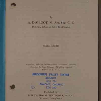Engineering mechanics : 5838 B, Part 2 / By A. DeGroot.