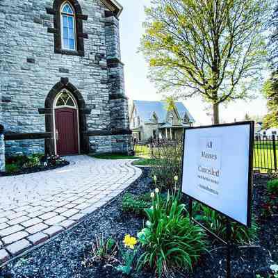 Holy Name of Mary Parish Closed During COVID-19: Origformat: Print-Photographic
