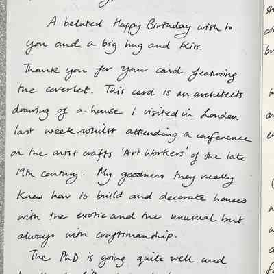 Birthday Card - First Inside Page