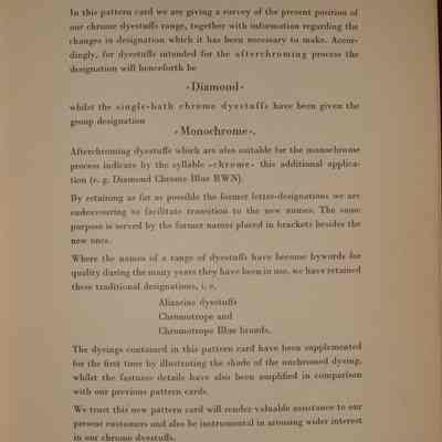 The wool dyestuffs : Part 2, Chrome Dyestuffs.