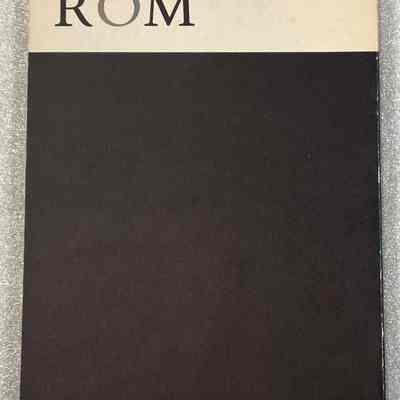 1960 Annual: Art and Archaeology Division - Back Cover: Back cover with beige and dark brown cover labeled "ROM".