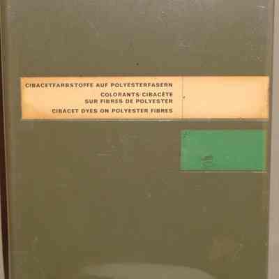 Cibacet dyes on polyester fibers.