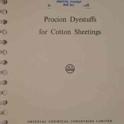Procion dyestuffs for cotton sheetings.