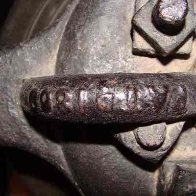 1990.01 serial number on top of yoke