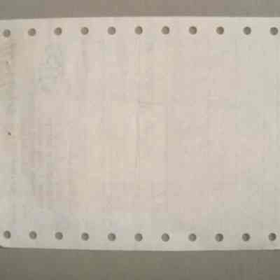 Giles Auto Parts receipt for Fulton Bros.