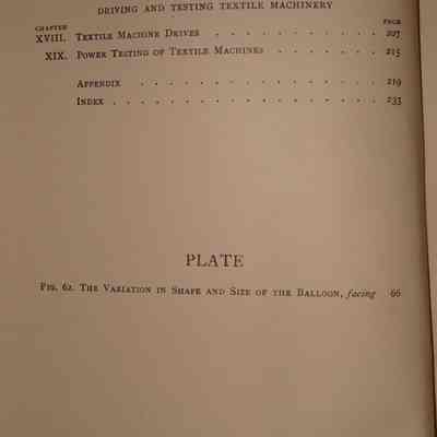 Mechanics of textile machinery : with diagrams / by William A. Hanton.