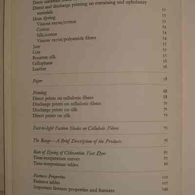 Chlorantine fast dyes : Their applications and use.