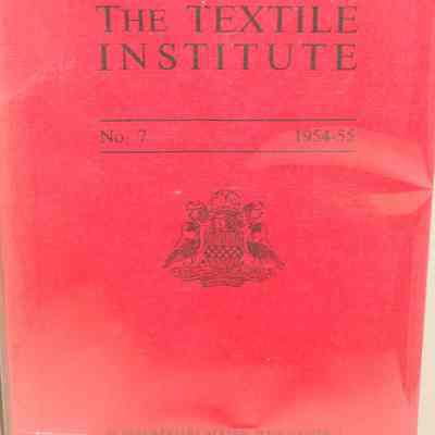 Year book of the textile institute : No. 7, 1954-55.