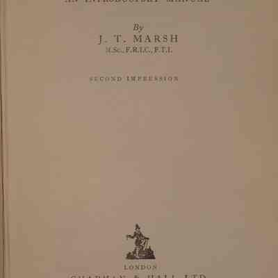 Textile science : an introductory manual / by J. T. Marsh.