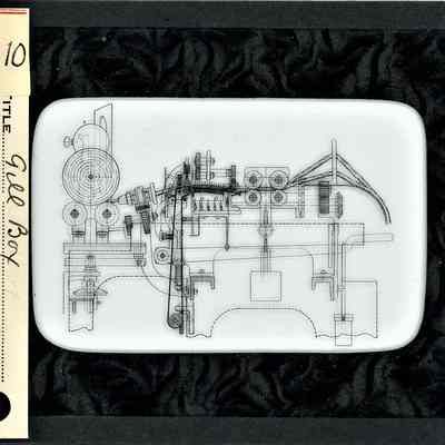 Glass-plate negative slide