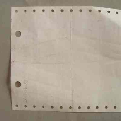 John Lindsay Receipt