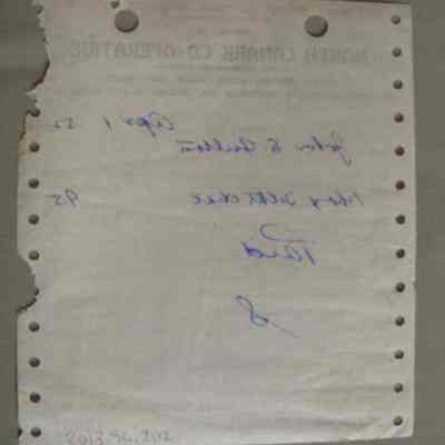 North Lanark Co-operative invoice for John S. Fulton