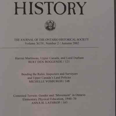 Ontario History.