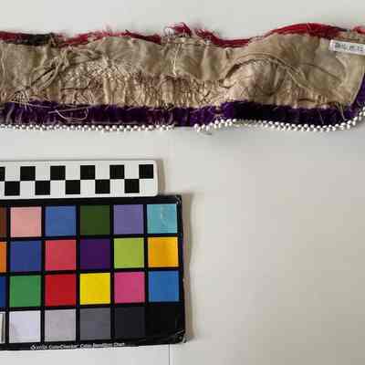 Decorative beaded fabric