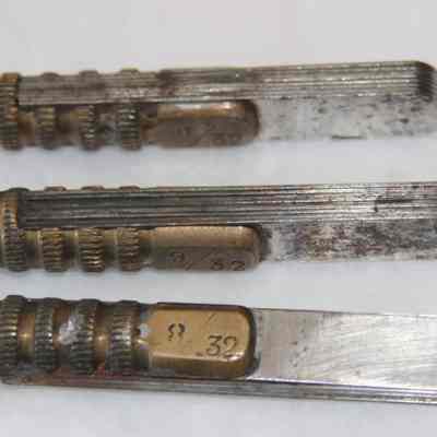 Five feeler gauges
