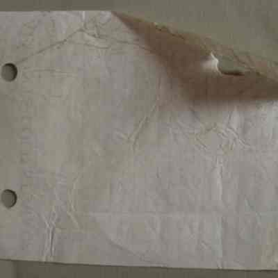 Almonte Cold Storage receipt for Len Fulton