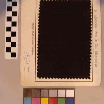 Tailor's sample of Rosamond Woollen Mill fabric