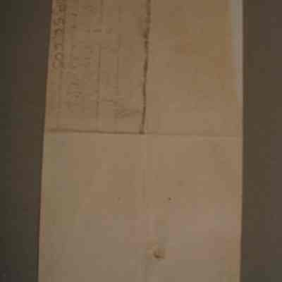 The Almonte Gazette receipt for advertising for Fulton Bros.
