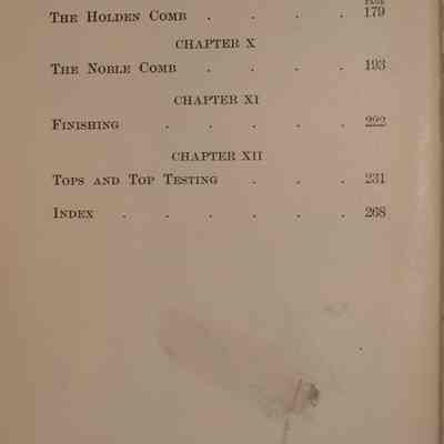 Principles of wool combing / by Howard Priestman.