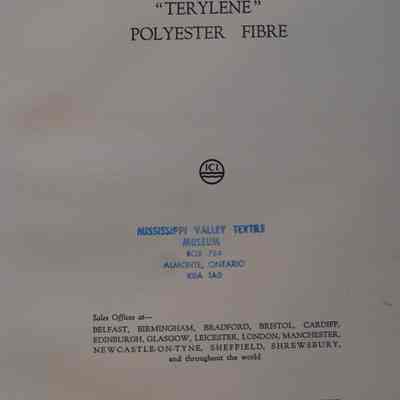 Dyestuffs for "Terylene"/ Wool Unions.