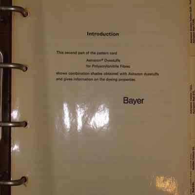 Astrazon Dyestuffs for polyacrylonitrile fibres : II, Combination shades.
