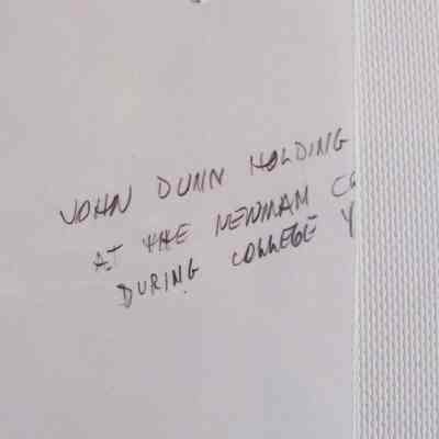Detail of writing on back of photograph