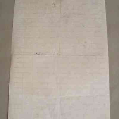 Chas. E. Symington receipt for Len Fulton