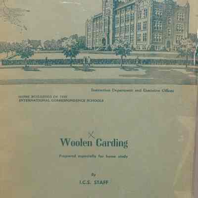 Woolen Carding: 476A, Part 1 / By I.C.S. Staff.
