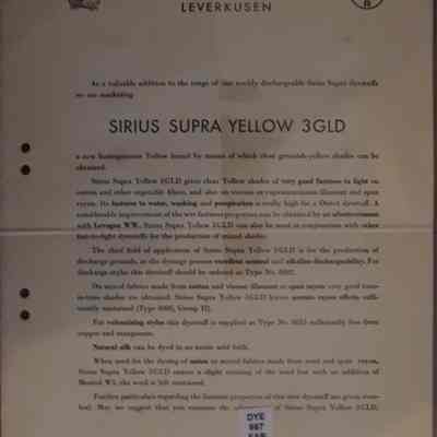Sirius supra yellow 3GLD.