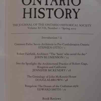 Ontario History.