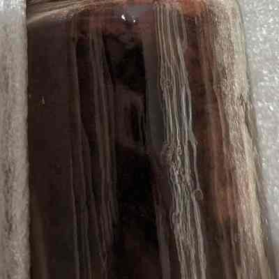 Corrosion on lid.: Origsize: 91.5cmX15.5cm; Origformat: Artifact