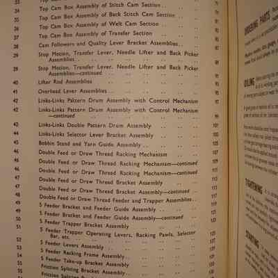 Catalogue for part for Komet model Lt.-No.6 gauge machine.