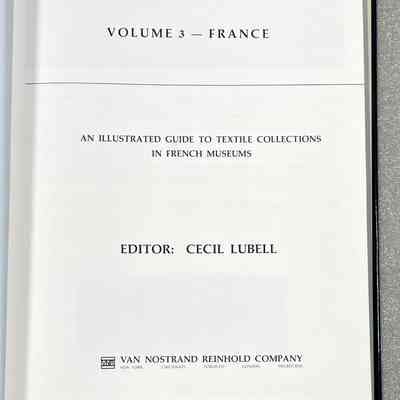 Textile Collections of the World - Inside Title Page