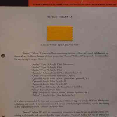 Dyes and chemicals information bulletins : Textile dyes and chemicals.