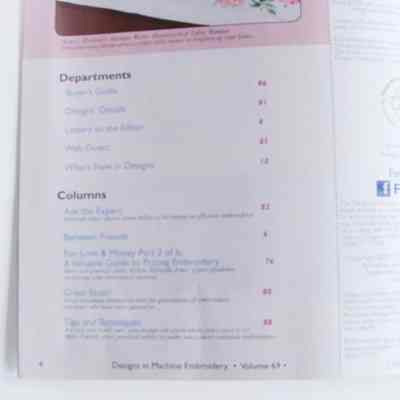 Australian Stitches Volume 69 July/August 2011 Index