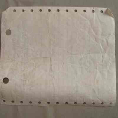 John Lindsay Receipt