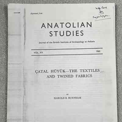 Çatal Hüyük- The Textiles and Twined Fabrics