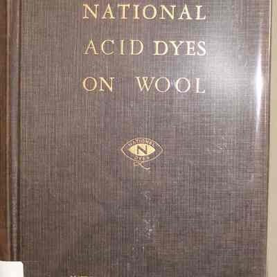 National acid dyes on wool.