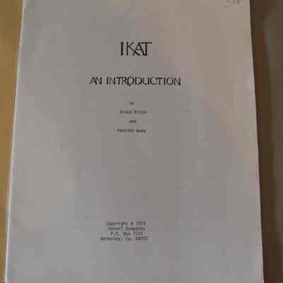 Ikat: An Introduction