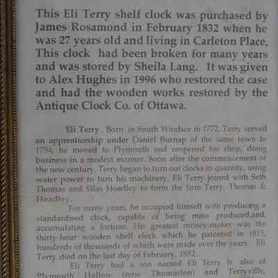 Framed document