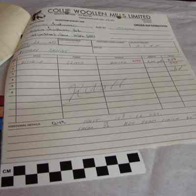 Collie receipts to Maria Chiha