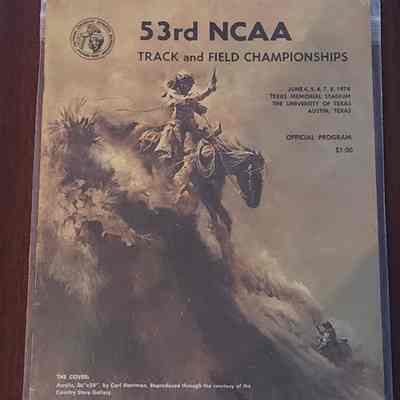 1974 NCAA Track and Field Championship Program