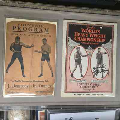 1927; Tunney vs. Dempsey