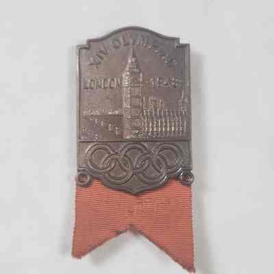 1948 Olympics; Team Italy Pin, (3) London Pins,