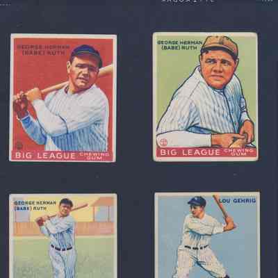 1933 Goudey Baseball Set (missing Lajoie)