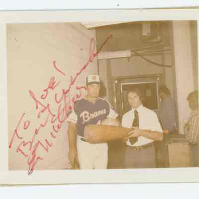 Eddie Mathews and Joel Platt