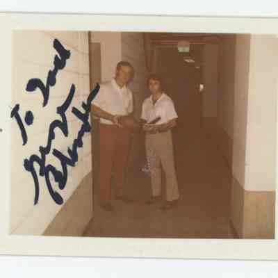 George Blanda and Joel Platt