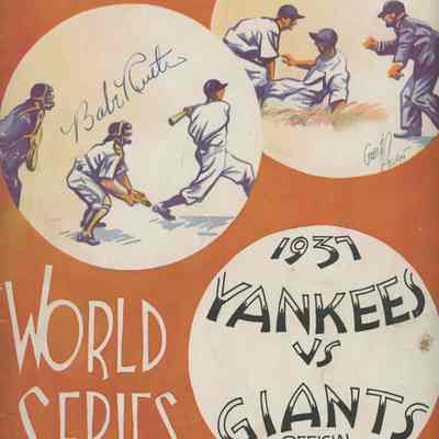 Ruth, Babe; 1937 World Series